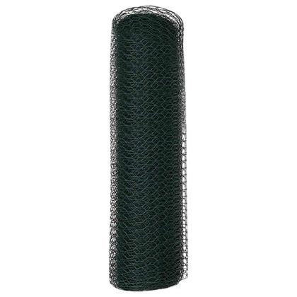 Шестоъгълна ограда 0,4 x 50 м ПВЦ Зелено