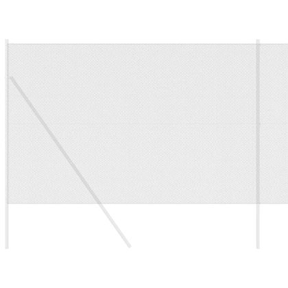 Шестоъгълна ограда Сив 1,5 x 10 m ПВЦ