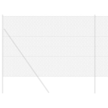 Шестоъгълна ограда Сив 1,5 x 10 m ПВЦ