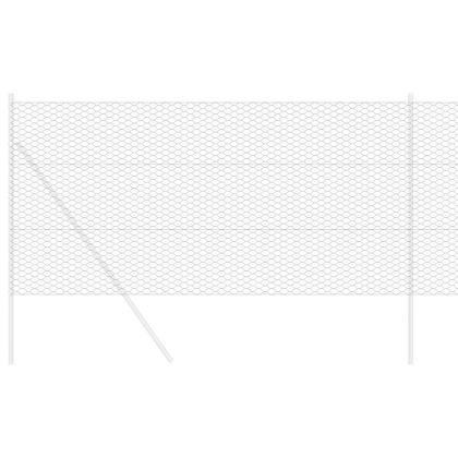 Шестоъгълна ограда Сив 1,4 x 25 m ПВЦ