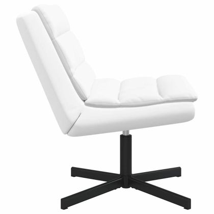 Въртящ се стол Бяло 63 x 75 x 76 см PU