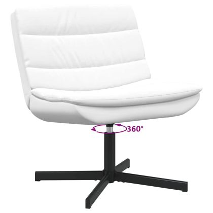 Въртящ се стол Бяло 63 x 75 x 76 см PU