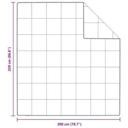 Летен юрган Бяло 200 x 220 cm Перо