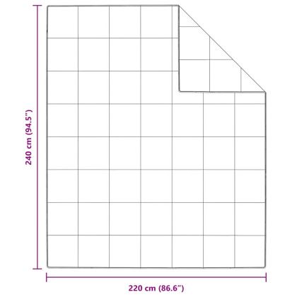 Завивка Бяло 240 x 220 cm Перо