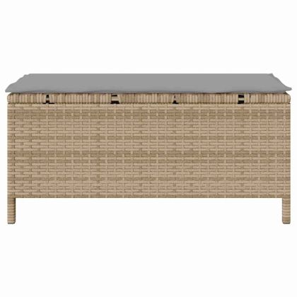 Комплект за хранене в градината Бежово полиратан