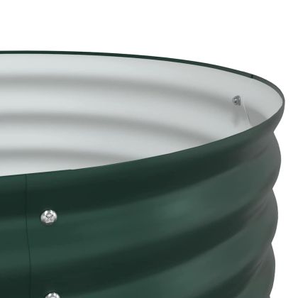 Повдигнато легло Зелен 320 x 80 x 44 cm Стомана