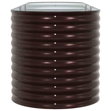 Повдигнато легло Кафяво 320 x 80 x 81 cm Стомана