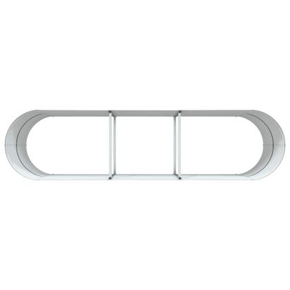 Повдигнато легло Кафяво 320 x 80 x 81 cm Стомана