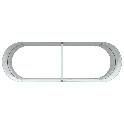 Повдигнато легло Кафяво 240 x 80 x 81 cm Стомана