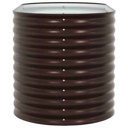 Повдигнато легло Кафяво 160 x 80 x 81 cm Стомана