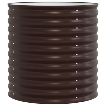 Повдигнато легло Кафяво 80 x 80 x 81 cm Стомана