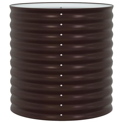 Повдигнато легло Кафяво 80 x 80 x 81 cm Стомана