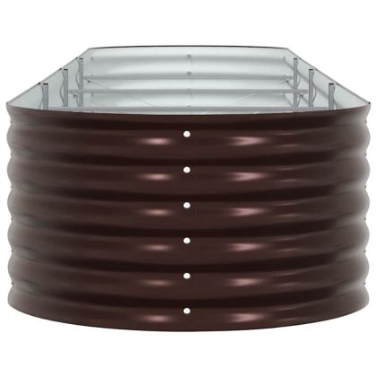 Повдигнато легло Кафяво 400 x 80 x 44 cm Стомана