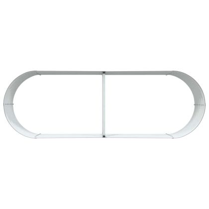 Повдигнато легло Кафяво 240 x 80 x 44 cm Стомана