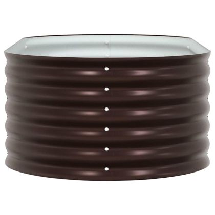 Повдигнато легло Кафяво 160 x 80 x 44 cm Стомана