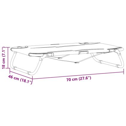 Кучешко легло Светлосиво 70 x 46 x 18 см Стомана
