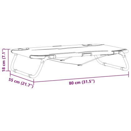 Кучешко легло Светлосиво 80 x 55 x 18 см Стомана