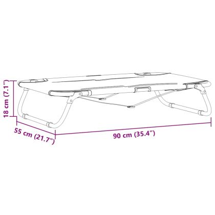 Кучешко легло Светлосиво 90 x 55 x 18 см Стомана