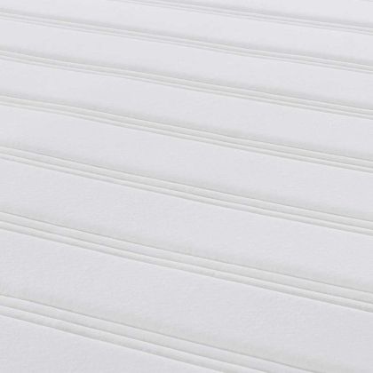 Матрак за легло с матрак Светлосиво 120 x 200 cm текстил