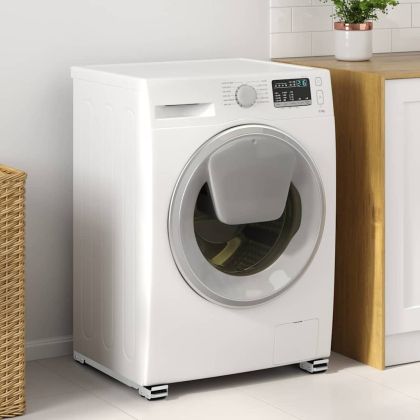 Основа за пералня 2 pcs Сребрист 72 x 5 x 4,5 см