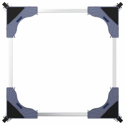 Основа за пералня Сив 66 x 66 x 12 см Неръждаема стомана