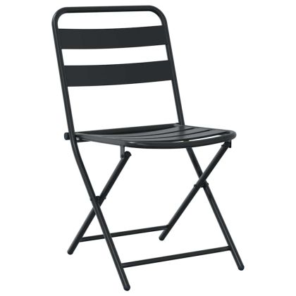 Градински бистро комплект 3 pcs Антрацит Стомана