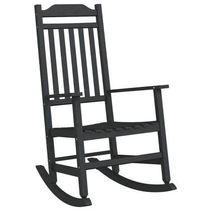 Люлеещ се стол Черно 84 x 65 x 114 см Смола