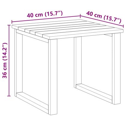 Маса 3 pcs Естествен Импрегнирано борово дърво
