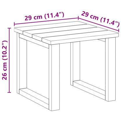 Маса 3 pcs Естествен Импрегнирано борово дърво