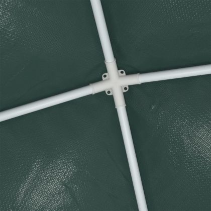Професионална парти шатра, 4х4 м, зелена, 90 г/м²