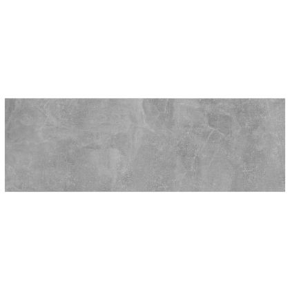 Рафтове за етажерка, 4 бр, бетонно сиви, 60x20x1,5 см, ПДЧ