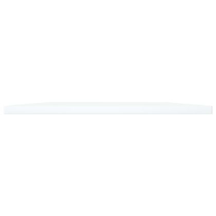 Рафтове за етажерка, 4 бр, бели, 80x40x1,5 см, инженерно дърво