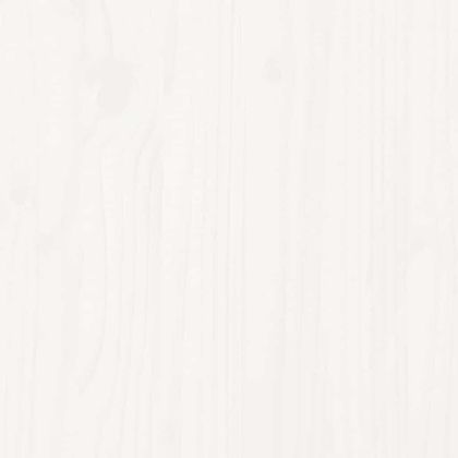 Градински средни дивани, 2 бр, бели, бор масив