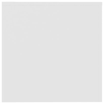 Странични масички, 3 бр., бяло инженерно дърво