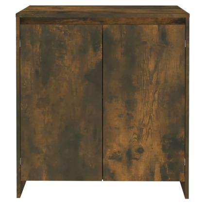 Сайдборд, опушен дъб, 70x41x75 см, инженерно дърво