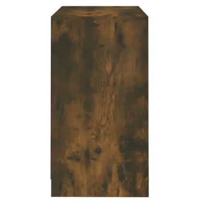 Сайдборд, опушен дъб, 70x41x75 см, инженерно дърво