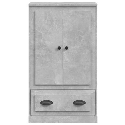 Висок шкаф, бетонно сив, 60x35,5x103,5 см, инженерно дърво