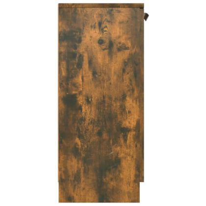 Сайдборд, опушен дъб, 60x30x70 см, инженерно дърво