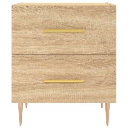 Нощни шкафчета 2 бр дъб сонома 40x35x47,5 см инженерно дърво