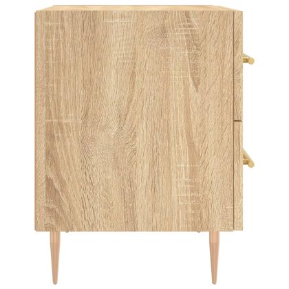 Нощни шкафчета 2 бр дъб сонома 40x35x47,5 см инженерно дърво