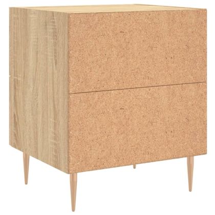 Нощни шкафчета 2 бр дъб сонома 40x35x47,5 см инженерно дърво