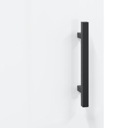 Нощни шкафчета 2 бр бял гланц 40x40x50 см инженерно дърво