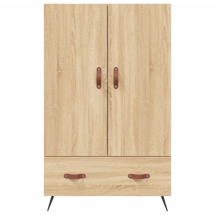 Висок шкаф, сонома дъб, 69,5x31x115 см, инженерно дърво