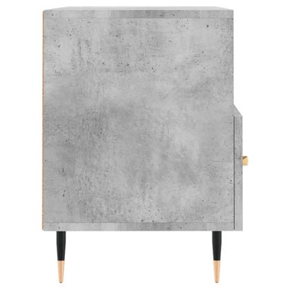 ТВ шкаф, бетонно сив, 80x36x50 см, инженерно дърво