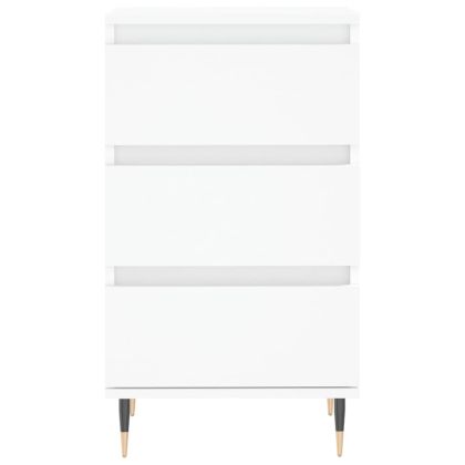 Бюфет бял 40x35x70 см инженерно дърво