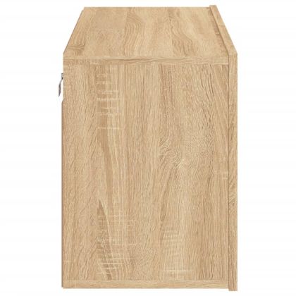 ТВ шкаф за стенен монтаж, сонома дъб, 80x30x41 см