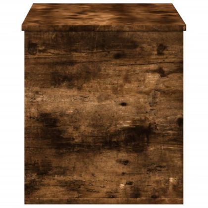 Кутия за съхранение, опушен дъб, 100x42x46 см, инженерно дърво