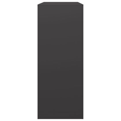 Стойка за дърва, черна, 100x40x100 см, стомана