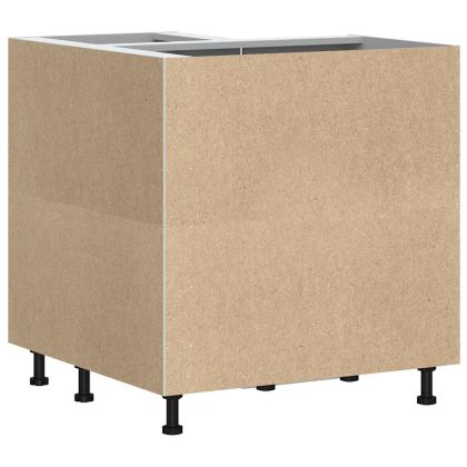 Кухненски ъглов шкаф, "Kalmar", бял, инженерно дърво