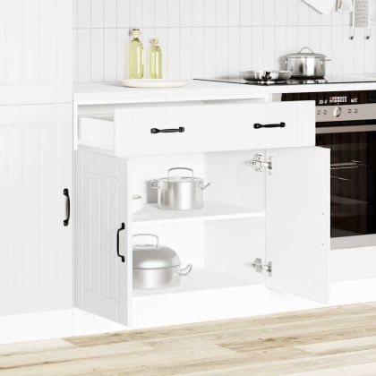 Кухненски шкаф Lucca Бяла инженерна дървесина